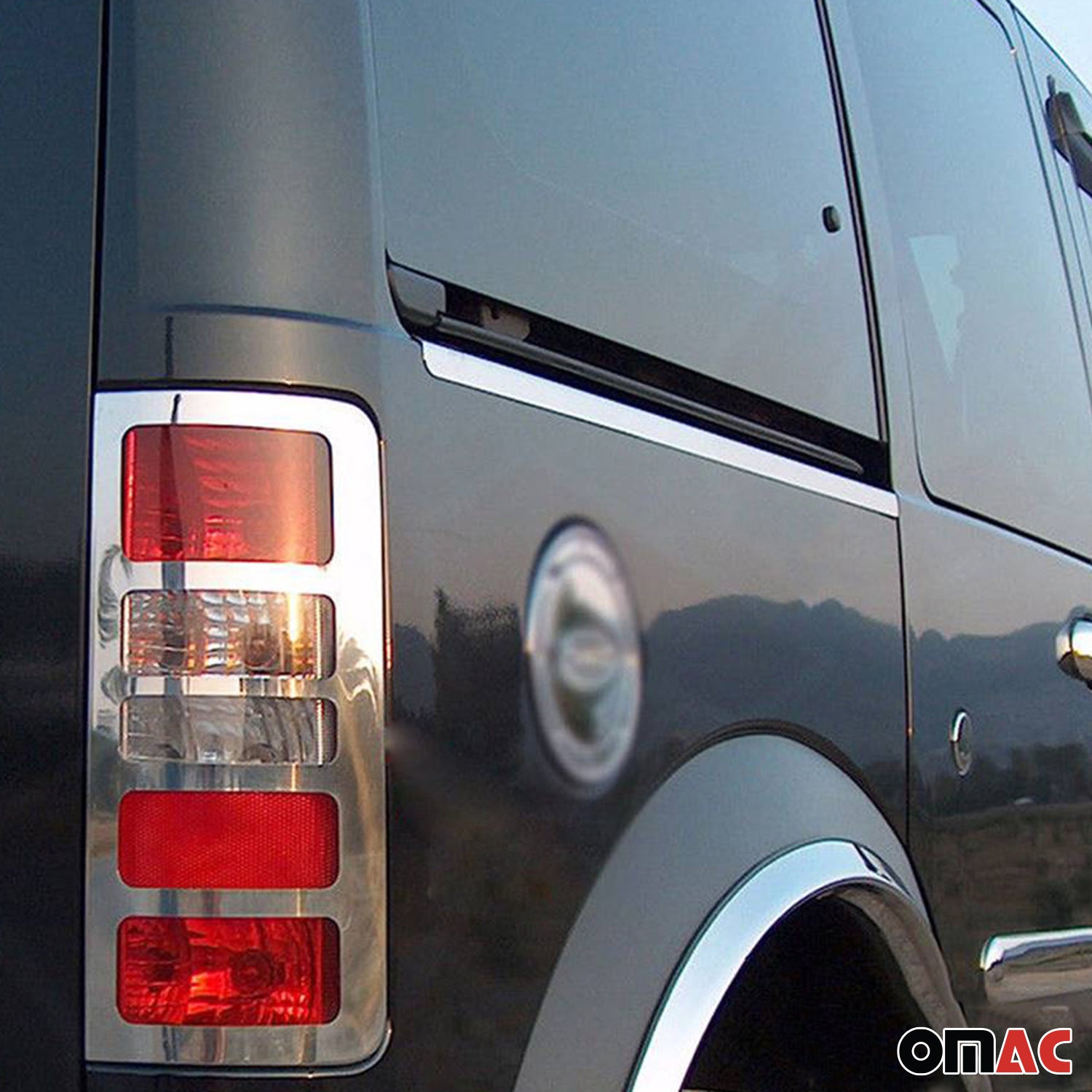 Schiebetürleisten für Ford Transit Connect 2002-14 L2 Langer Rs Chrom Edelstahl