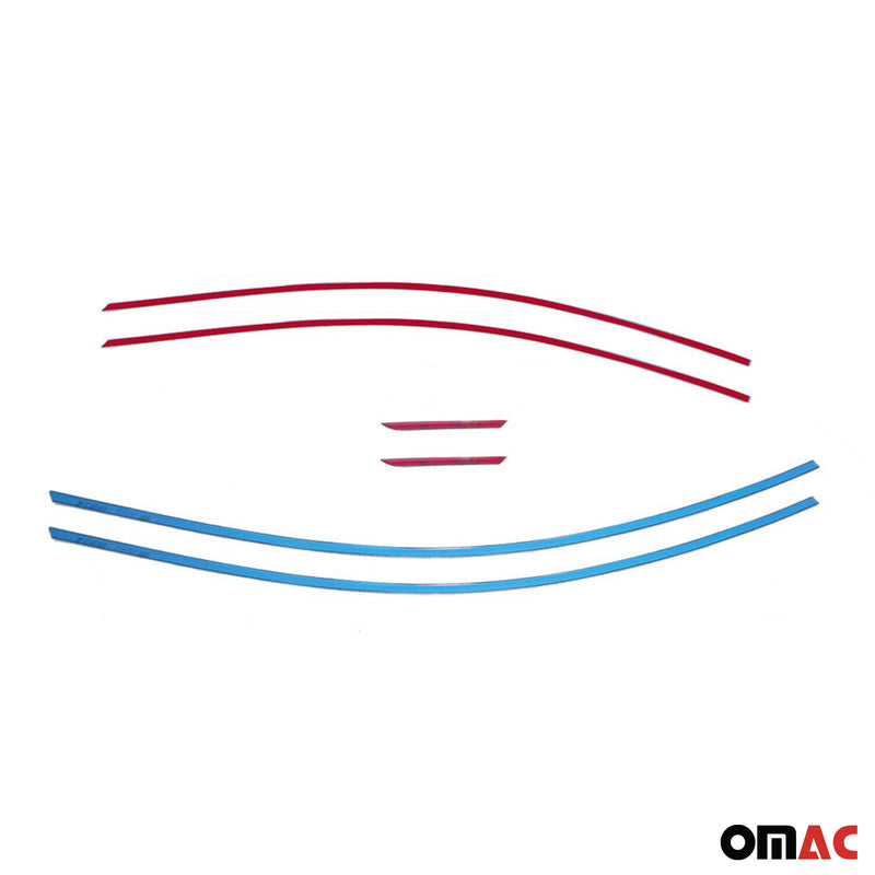 Fensterleisten Zierleisten für Renault Megane Limo 2016-2025 Edelstahl Chrom 6x