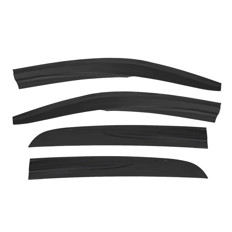 4x Windabweiser Regenabweiser für Peugeot 301 Stufenheck 2012-2024 Acryl Dunkel