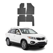 OMAC Gummi Fußmatten für Kia Sorento 2009-2012 Automatten Gummi Schwarz 4tlg