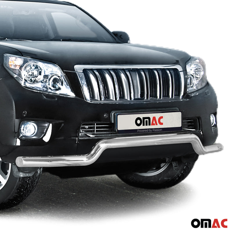 Frontbügel Frontschutzbügel für Toyota Land Cruiser 150 2010-2013 Silber ABE