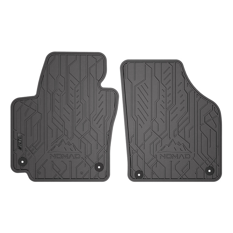 Fußmatten Gummimatten Antirutsch für Seat Altea 2004-2015 Gummi Schwarz 2 tlg