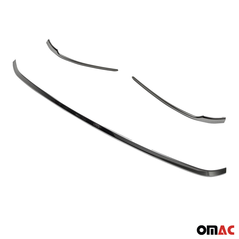 Kofferraumleiste Heckklappe Leiste für VW Passat 2014-2019 Edelstahl Dunkel 3tlg