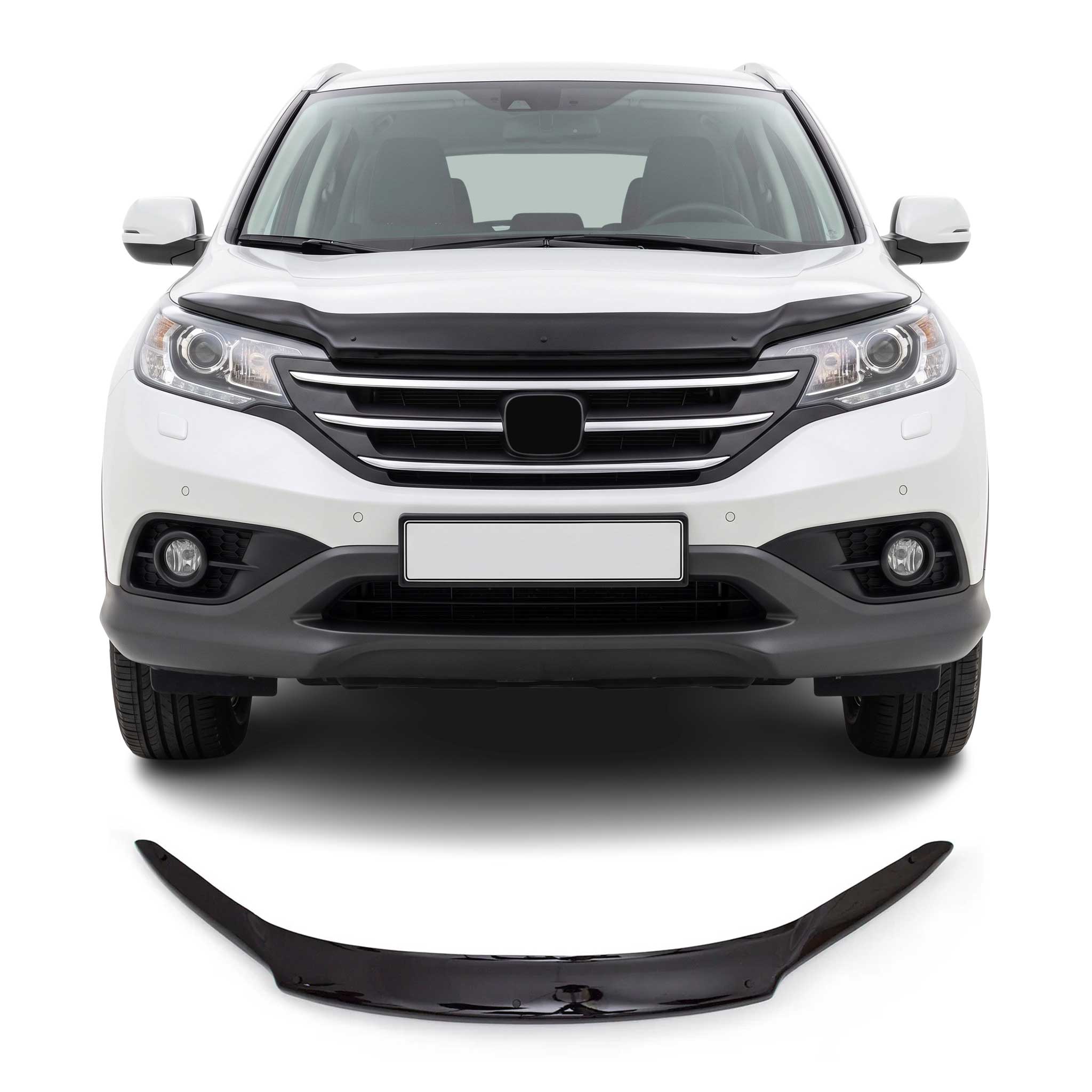 Motorhaube Deflektor Insekten Steinschlagschutz für Honda CR-V 2012-2020 Dunkel