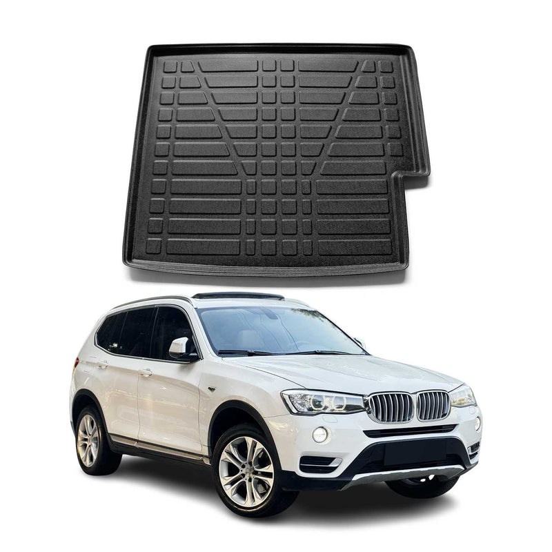 Kofferraumwanne Laderaumwanne für BMW X3 F25 2010-2017 Gummi TPE Schwarz