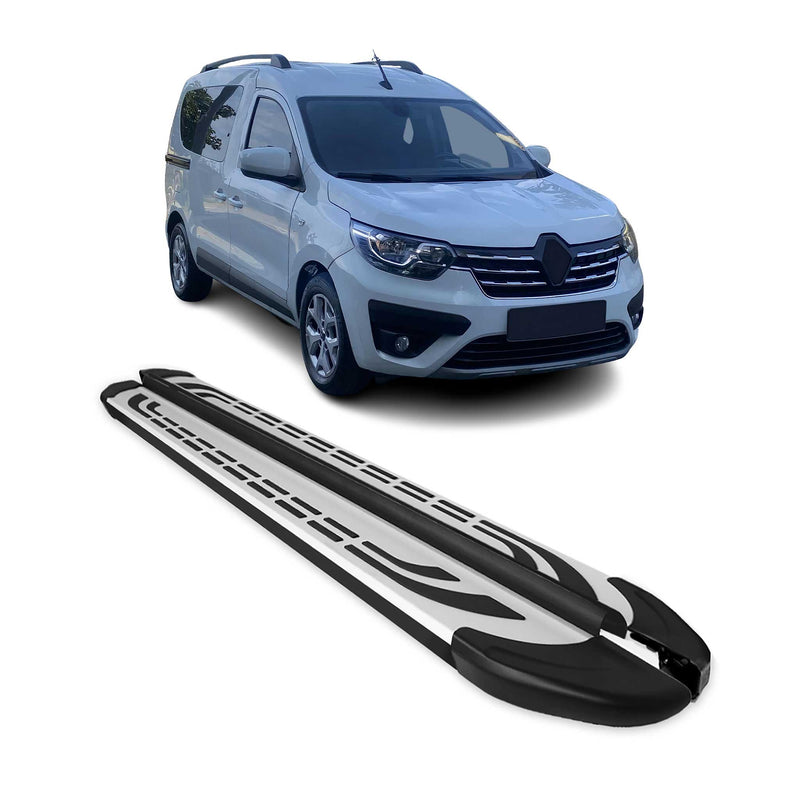 Trittbretter Schweller Seitenbretter für Renault Express 2021-2025 Schwarz