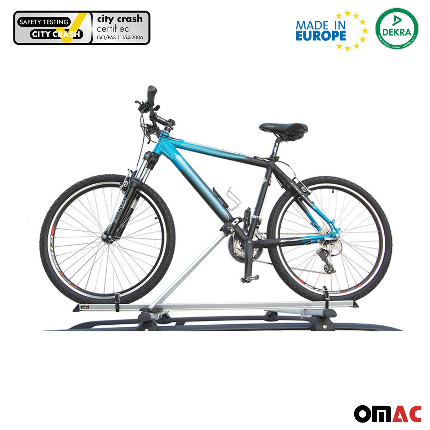 Fahrradträger Dachfahrradträger bis 15kg Fahrradhalter Aluminium Fahrräder 2tlg