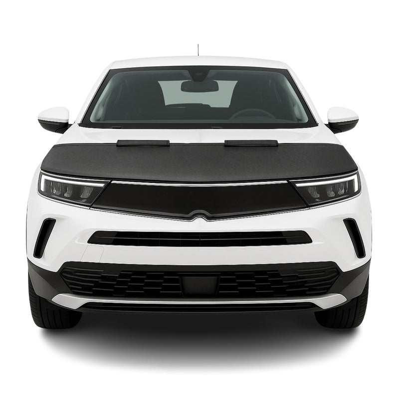 Haubenbra Steinschlagschutz Bonnet Bra für Opel Mokka 2020-2025 Carbon Halb