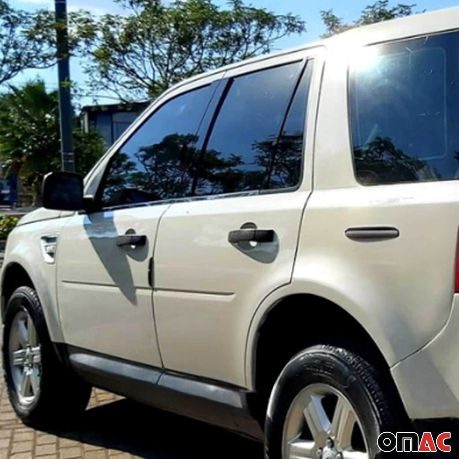Fensterleisten Zierleisten für Land Rover Freelander 2007-2011 Edelstahl 4tlg