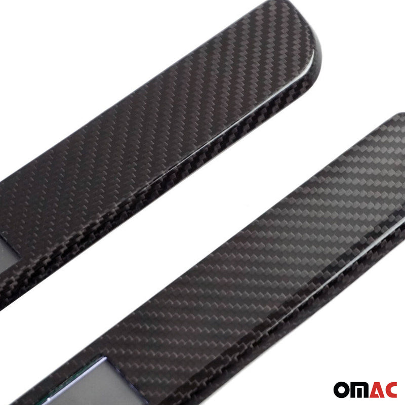 Door sill sport door sills for Ford Ranger 2015-2025 carbon fiber black