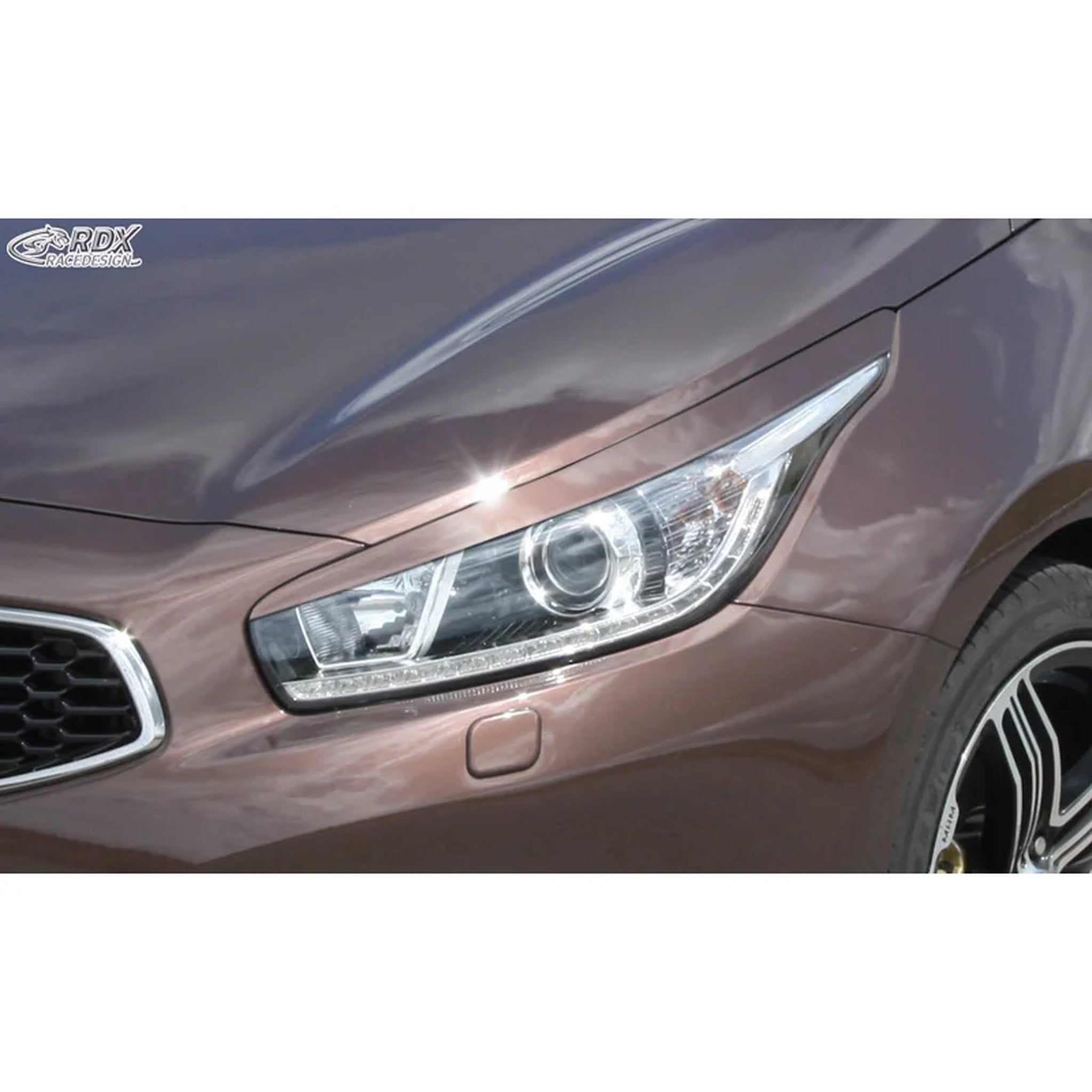 RDX Scheinwerferblenden für Kia Ceed & Pro Ceed JD 2012- ABS TÜV