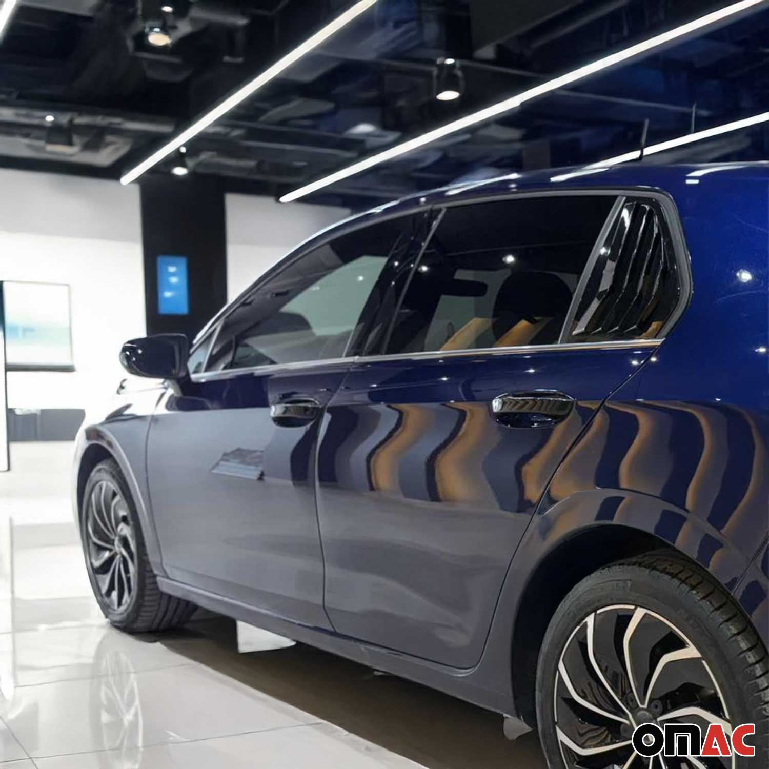 Fensterleisten Zierleisten für VW Golf 8 2019-2026 Edelstahl Chrom 6tlg