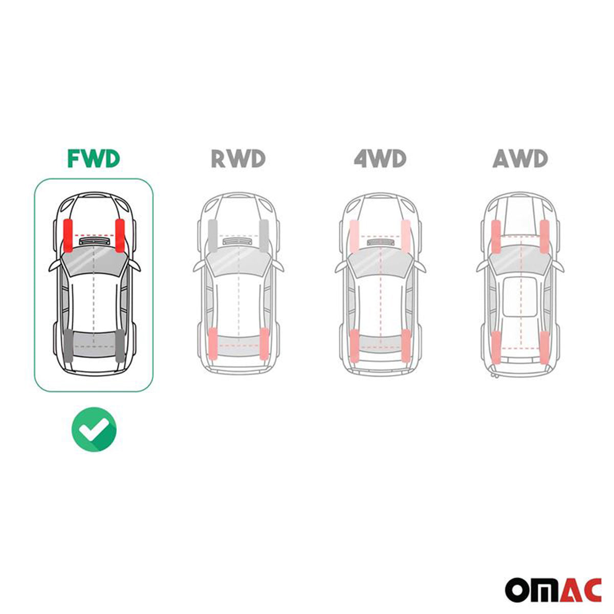 OMAC Gummi Fußmatten für Mazda CX-30 2020-2026 TPE Automatten