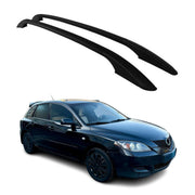 Aluminium Dachreling Relingträger für Mazda 3 2013-2018 Schwarz 2tlg