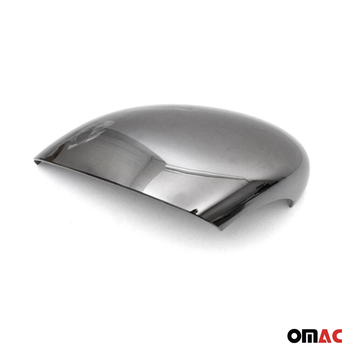 Spiegelkappen Spiegelabdeckung für Ford Fiesta / B-Max 2008-2017 Dark Chrom ABS