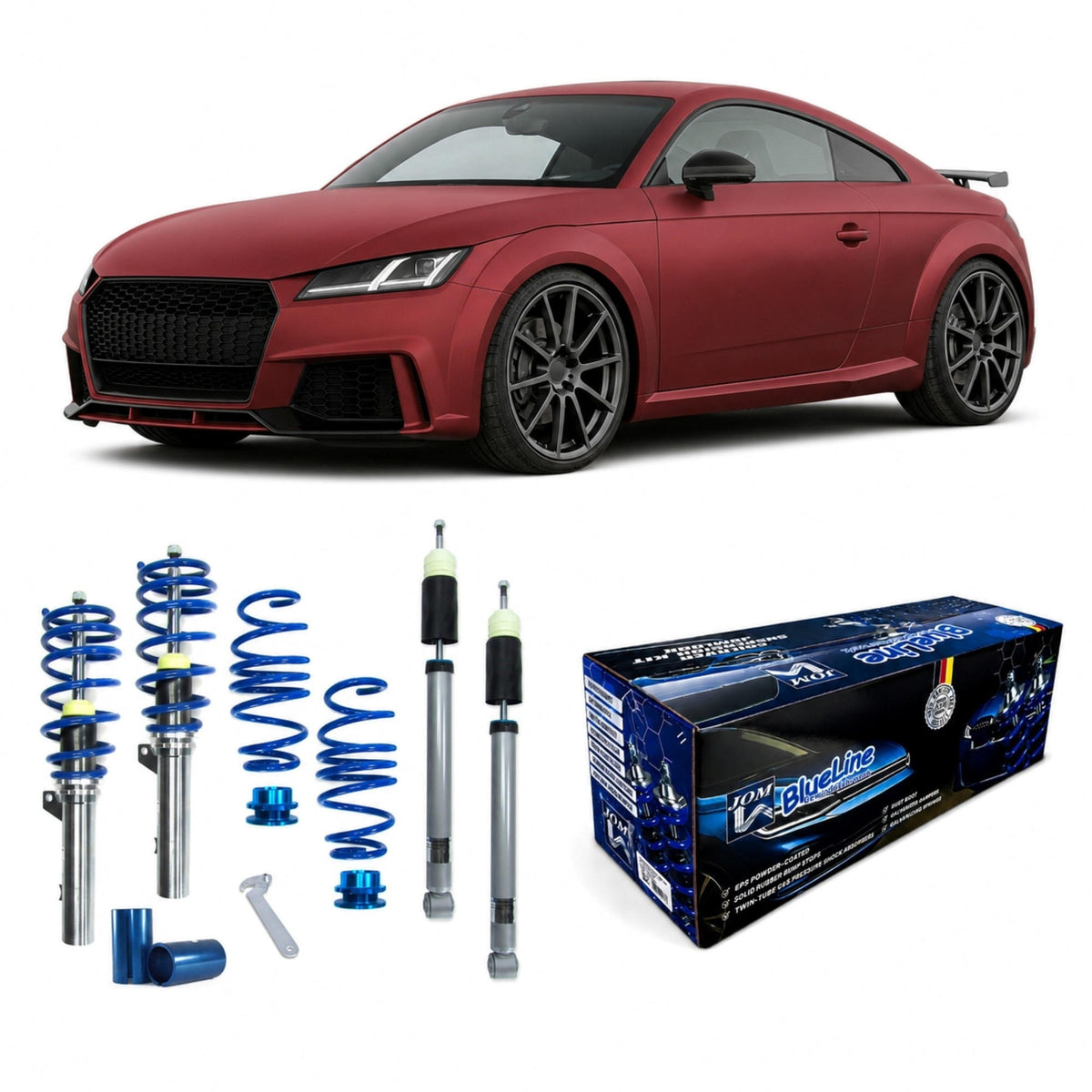 JOM BlueLine Gewindefahrwerk für Audi TT TTS TT RS (FV) (8J/ 8J1) 2014-2018