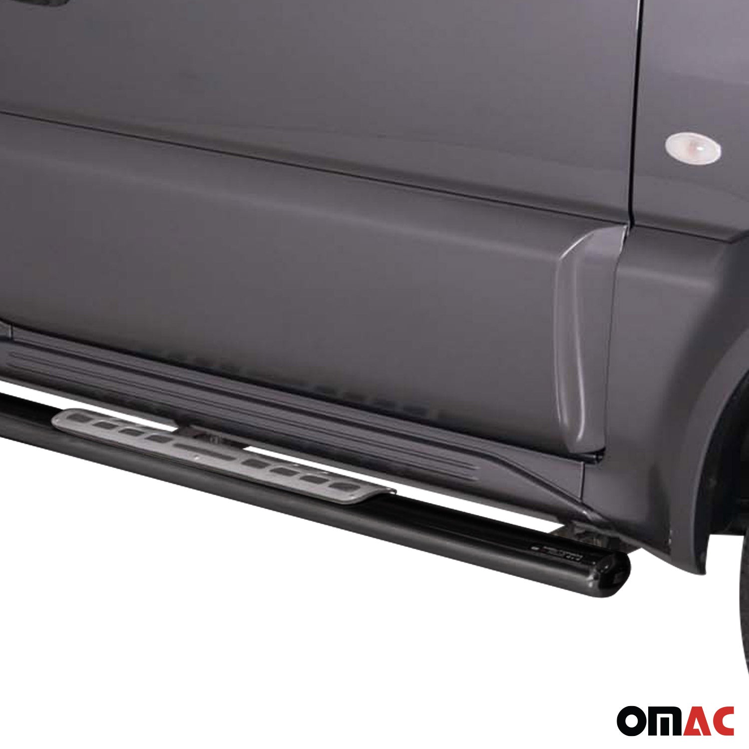 Edelstahl Seitenschweller Schwellerrohre für Suzuki Jimny 2012-2017 Schwarz