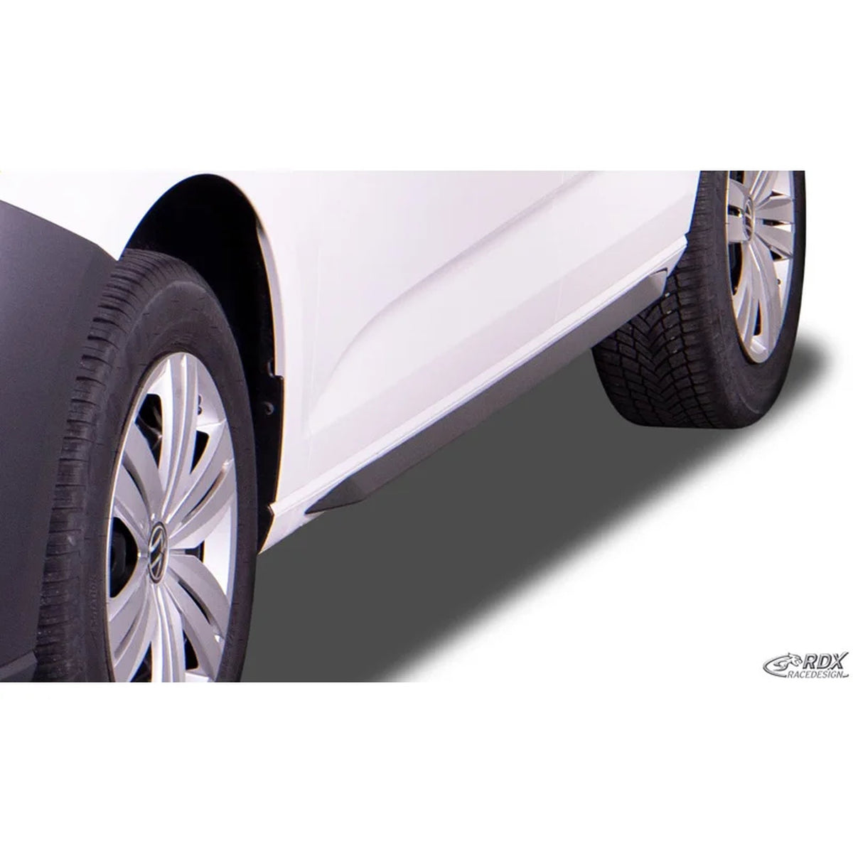 RDX Seitenschweller für VW Caddy V 2020- Slim ABS Schwarz 2er-Set TÜV
