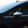 Spiegelkappen Spiegelabdeckung für Ford Fiesta / B-Max 2008-2017 Chrom ABS Grau