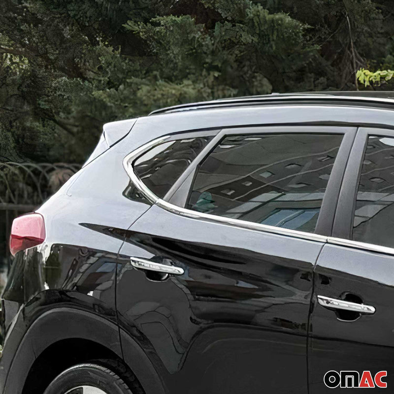 Fensterleisten Zierleisten für Hyundai Tucson 2015-2020 Edelstahl Chrom 6tlg