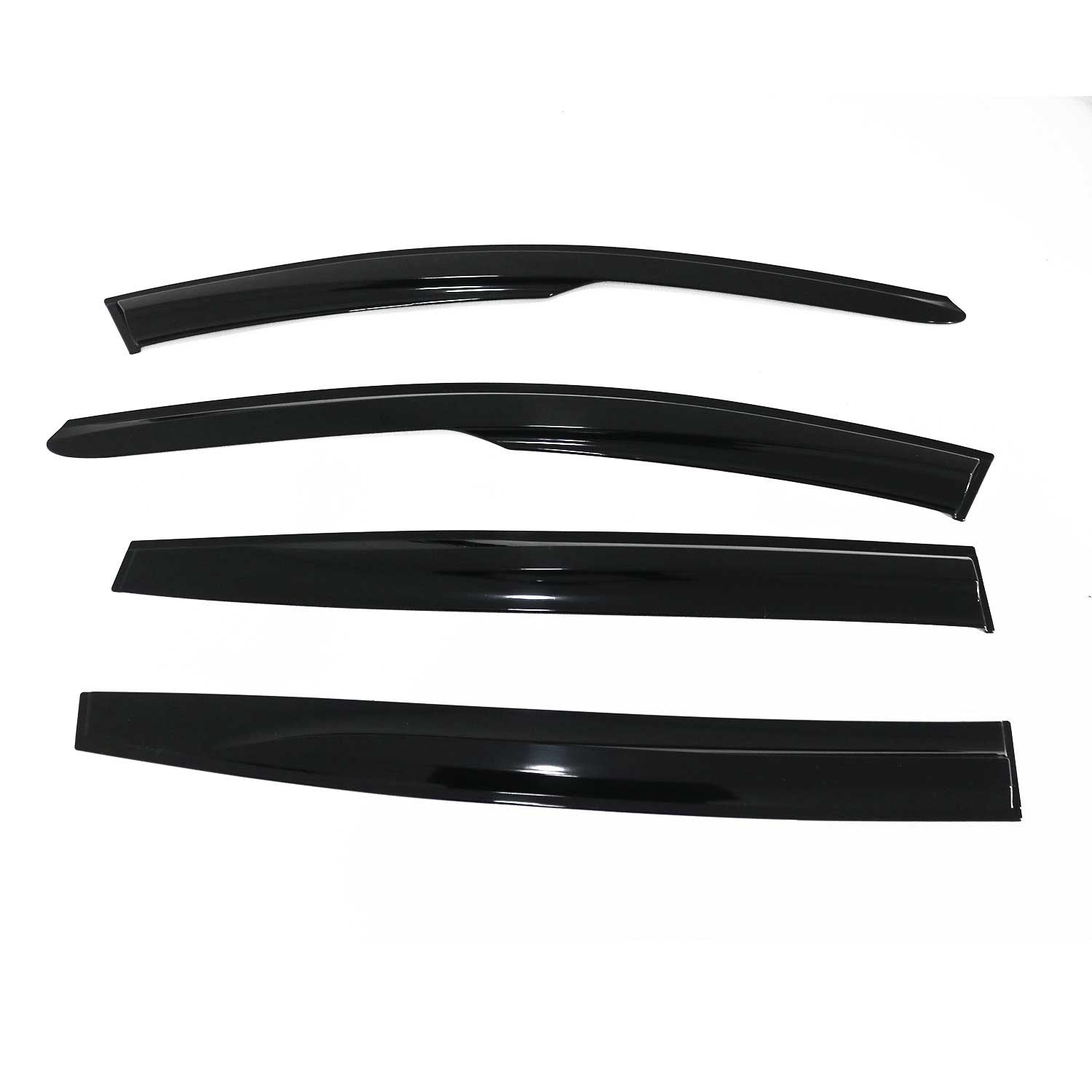 4x Windabweiser Regenabweiser für Dacia Sandero 2021-2026 Acryl Dunkel