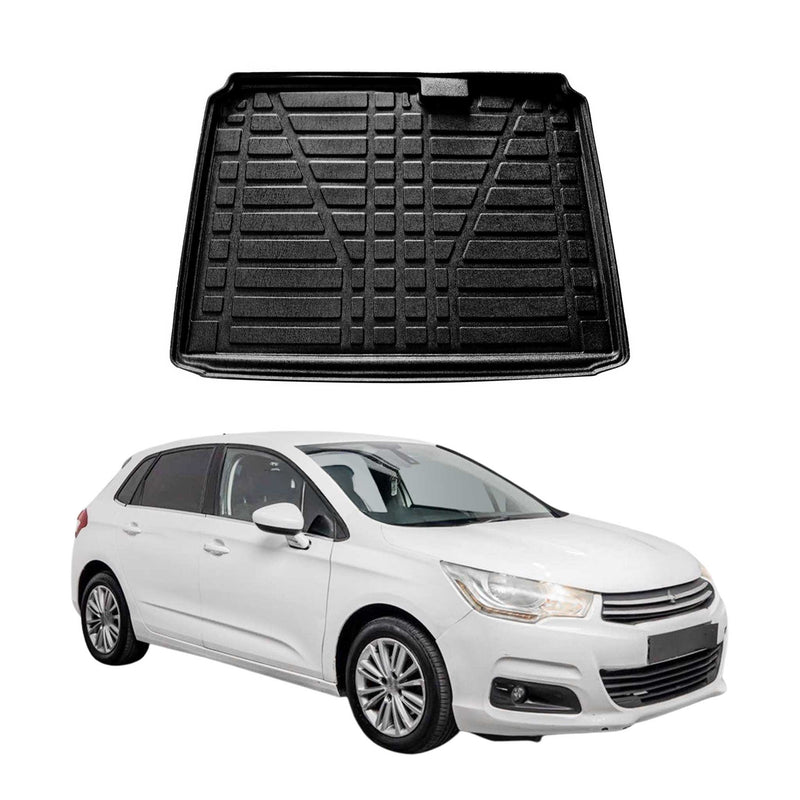 Kofferraumwanne Laderaumwanne für Citroen C4 2010-2021 Schrägheck Gummi TPE