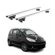 Dachträger Grundtäger für Peugeot 1007 2004-2009 3 tür 90kg Alu Silber 2 tlg ABE