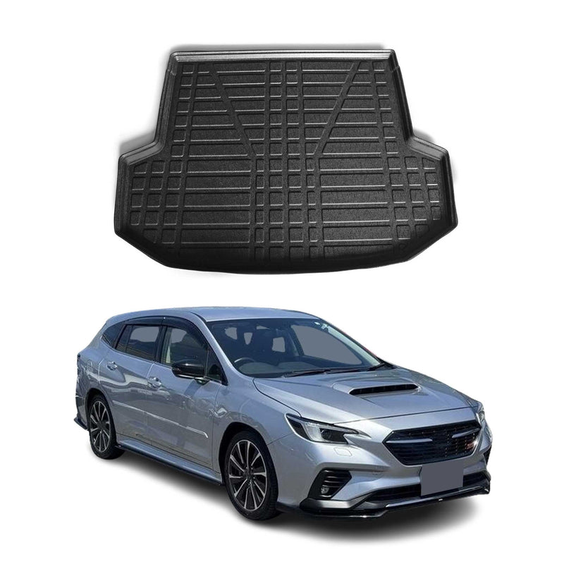 Kofferraumwanne Laderaumwanne für Subaru Levorg 2014-2021 Gummi TPE Schwarz