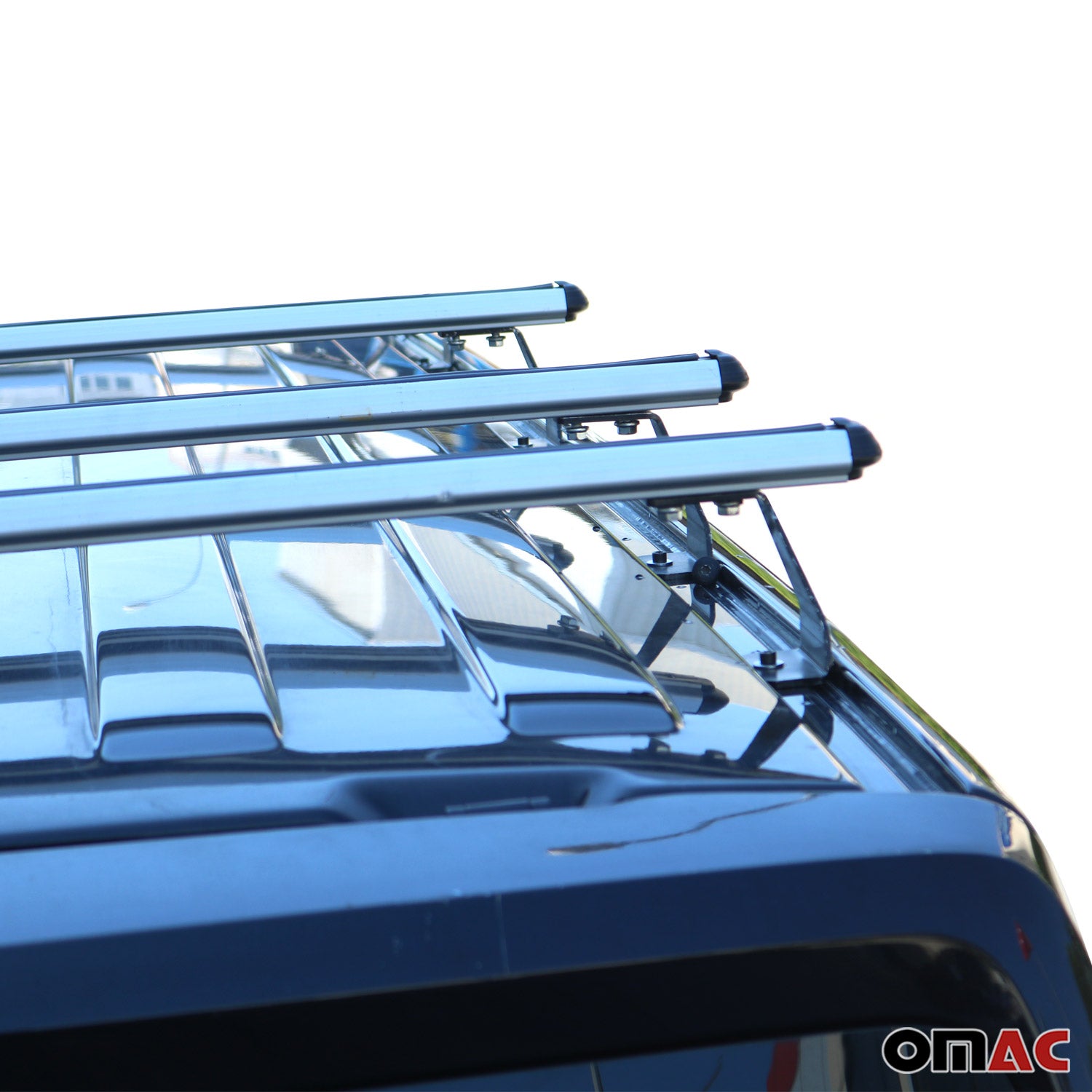 Dachträger Grundtäger für Mercedes Vito W639 2003-2014 75kg Alu Silber 3 tlg