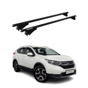 Menabo Grundträger Dachträger für Honda CR-V 2017-2022 ABE Aluminium Schwarz 2x