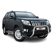 Stahl Frontbügel Frontschutzbügel für Toyota Land Cruiser 150 2010-13 ABE Silber