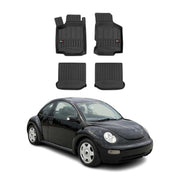 OMAC Gummi Fußmatten für Seat Leon 1999-2005 Premium TPE 3D Automatten 4tlg