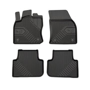 Fußmatten Gummimatten No.77 für VW Tiguan II 2016-2024 TPE Schwarz 4 Teile