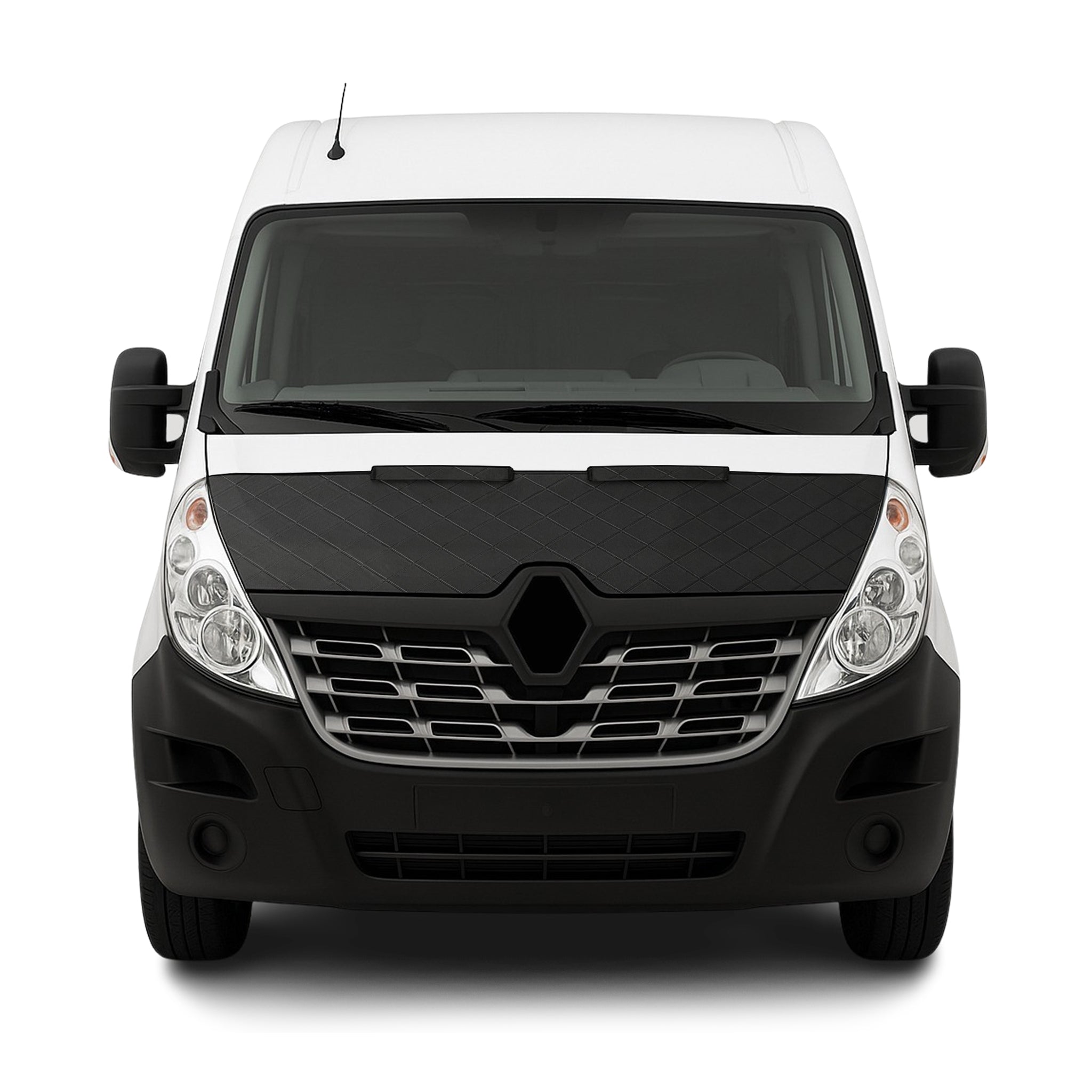 Haubenbra Steinschlagschutz Bonnet Bra für Renault Master 2014-2020 Schwarz Halb