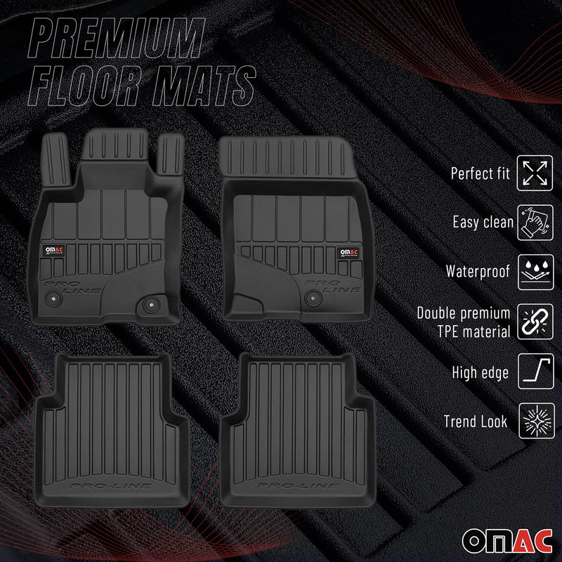 OMAC Gummi Fußmatten für Ford Kuga 2019-2025 Premium TPE 3D Automatten 4tlg