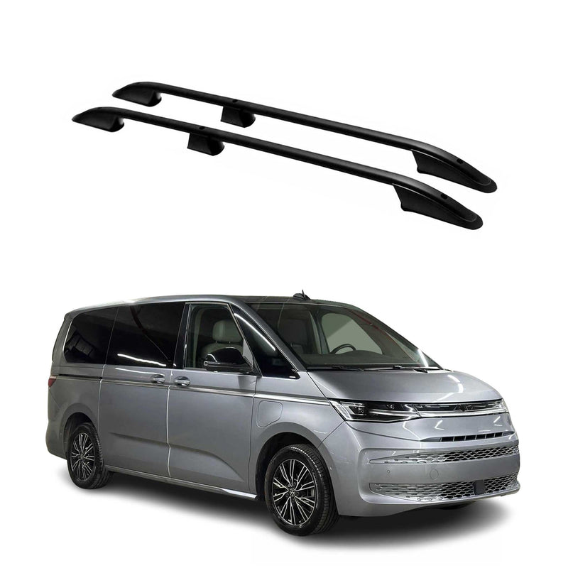 Dachreling Dachgepäckträger für Ford Transit Tourneo Custom 2023-25 Schwarz 2x
