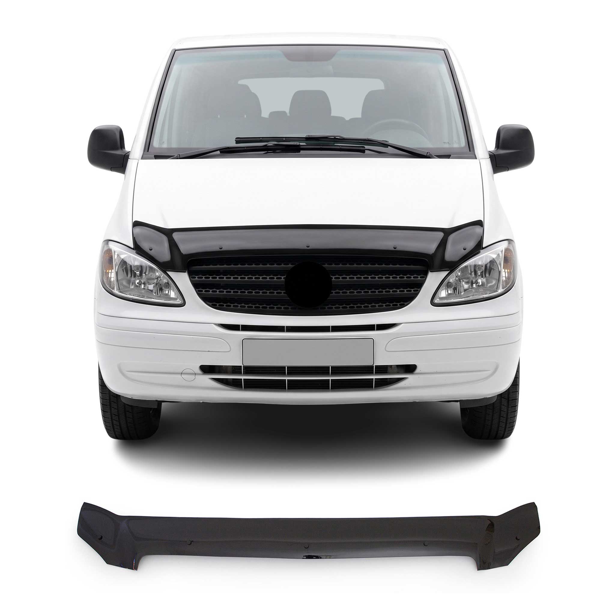 Steinschlagschutz Motorhaube Deflektor für Mercedes Vito Viano W639 2003-2014