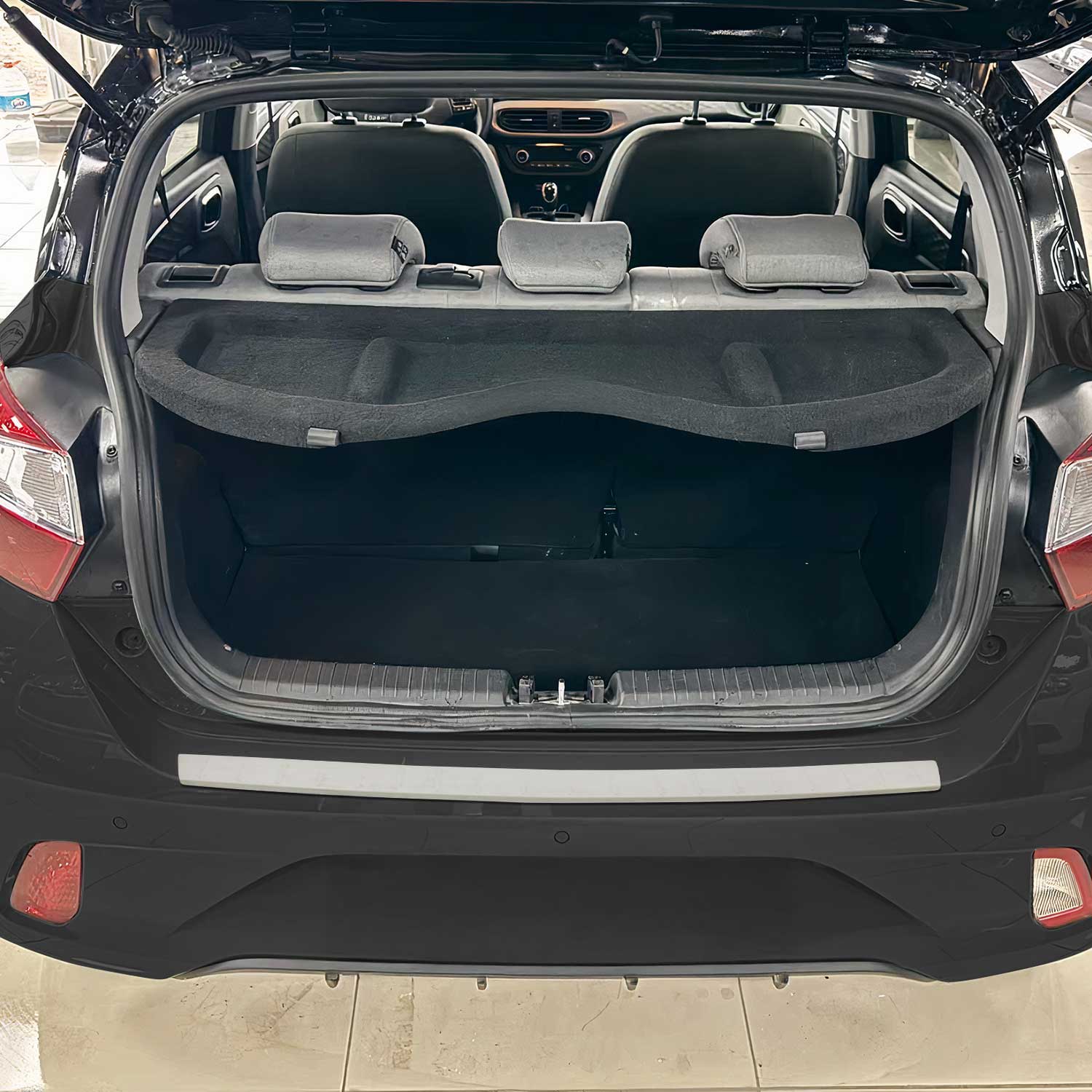Ladekantenschutz für Hyundai i10 III Schrägheck 2020-2026 Edelstahl gebürstet