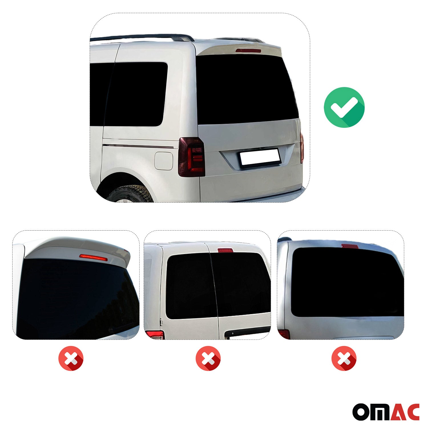 Menabo Fahrradträger für VW Caddy V 2021-2025 Heckklappenträger 3 Fahrräder