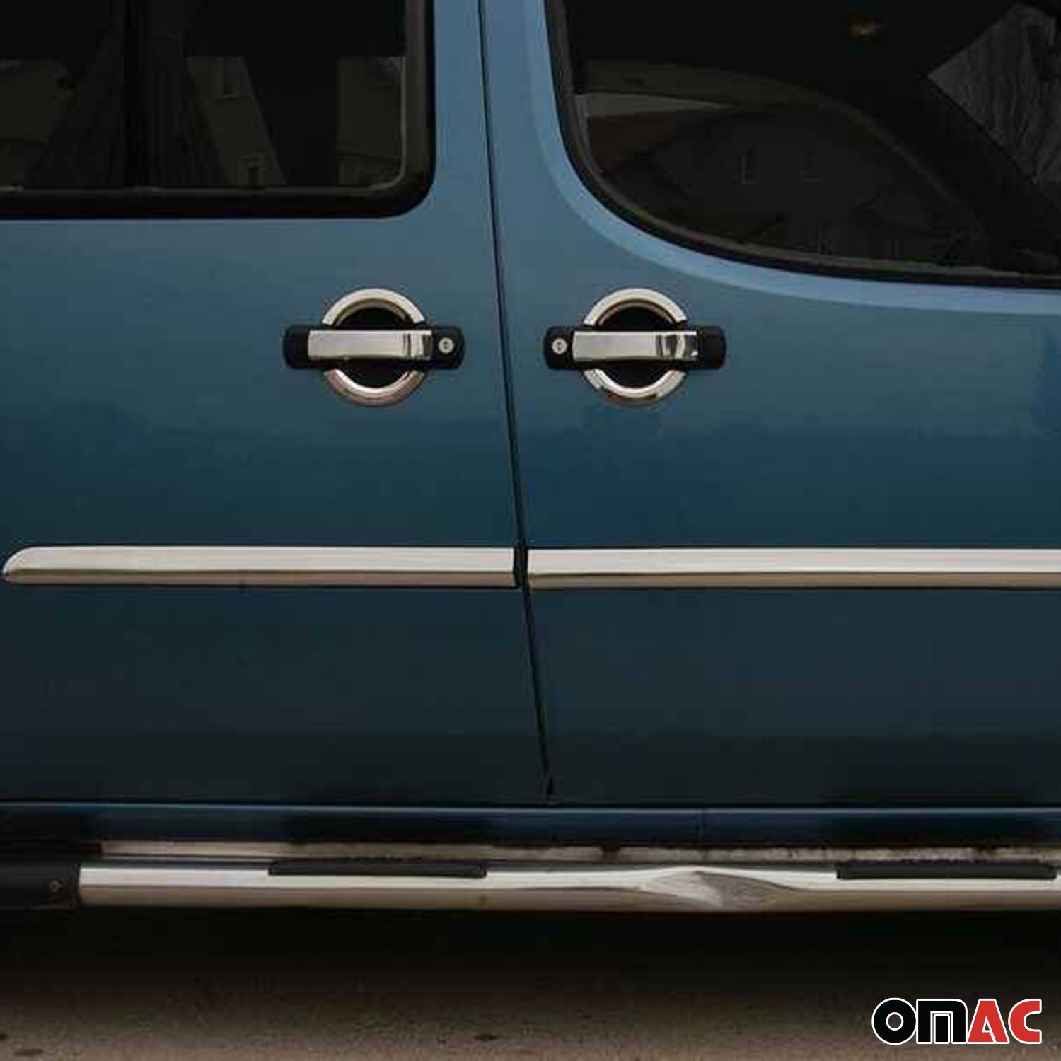 Chrom Türgriff Blende für Fiat Doblo 2000-2010 5-Tür Edelstahl 15x