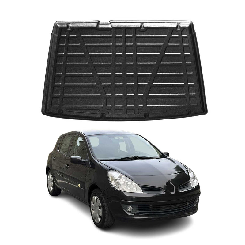 Kofferraumwanne Laderaumwanne für Renault Clio 2006-2012 Schrägheck 5tür Gummi