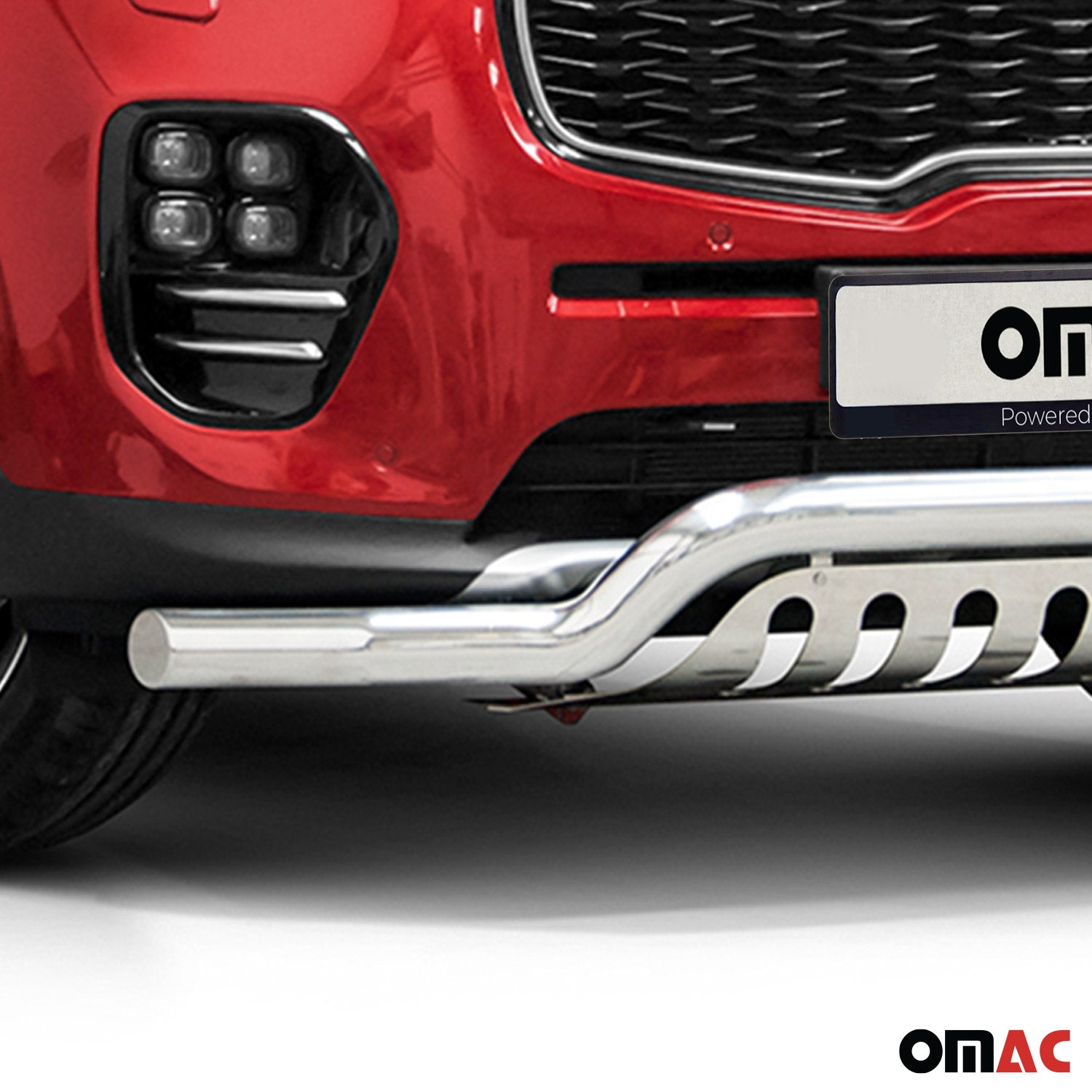 Frontbügel Frontschutzbügel für Kia Sportage 2015-2018 mit ABE Stahl Silber