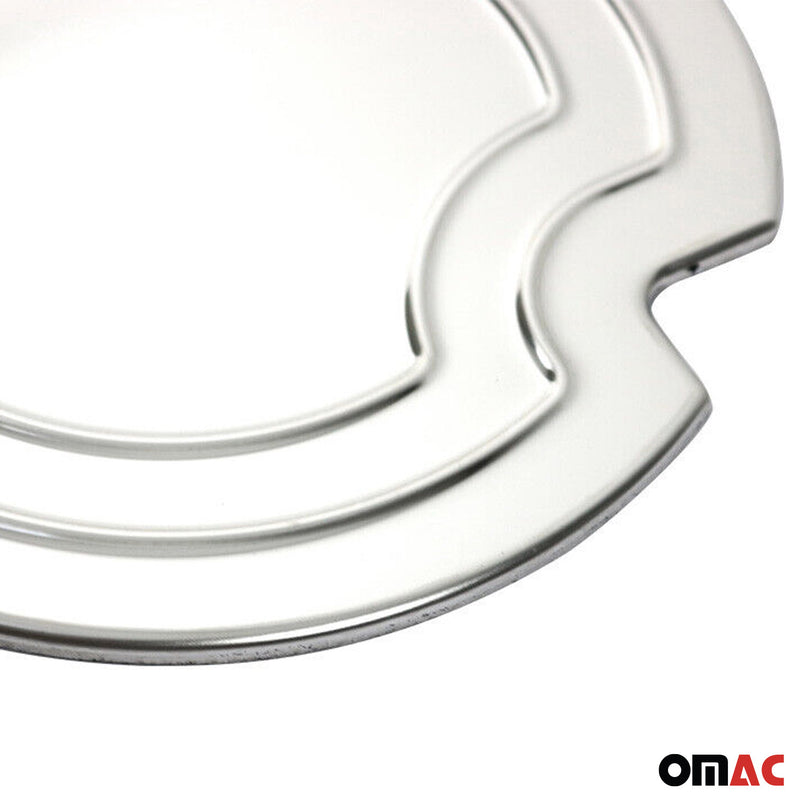 Tankdeckel Blenden Tankverschluss für Fiat Doblo 2010-2021 Edelstahl Chrom