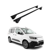 Dachträger Grundträger für Fiat Doblo III 2022-2026 Stahl Schwarz 2tlg