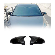 Spiegelkappen Spiegelabdeckung für VW Golf 2012-2019 ABS Schwarz Glanz 2tlg