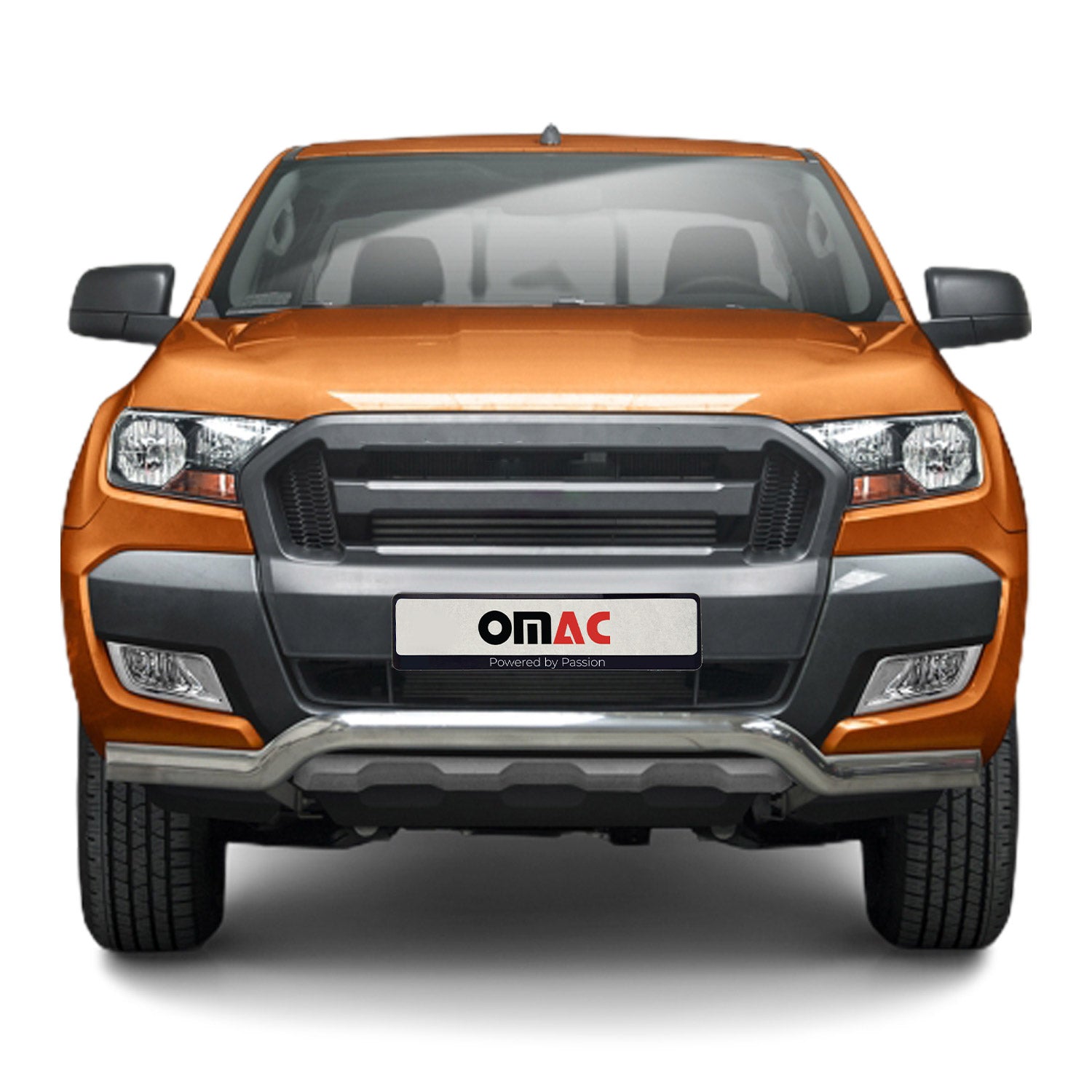 Frontbügel Frontschutzbügel für Ford Ranger 2016-2025 mit ABE Stahl Silber
