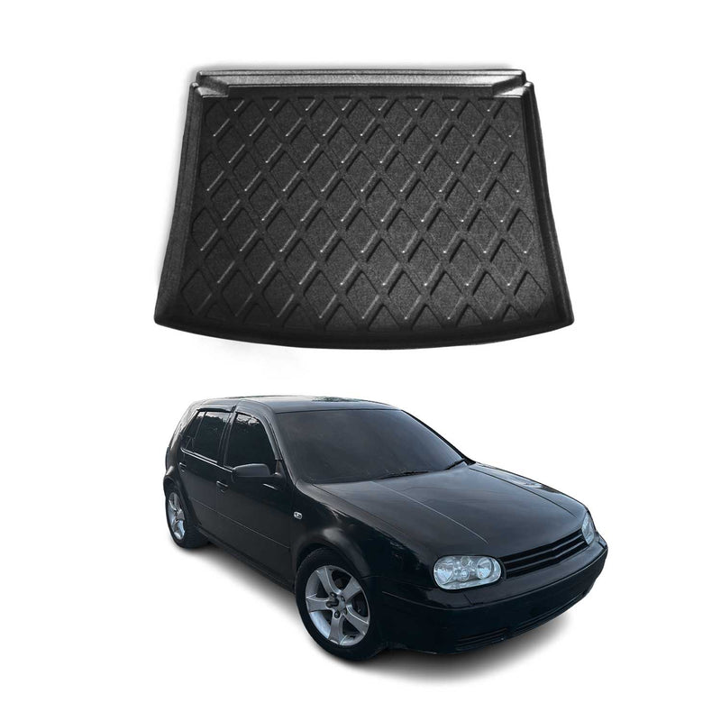 Kofferraumwanne Laderaumwanne für VW Golf 1998-2004 Gummi TPE Schwarz