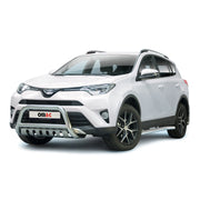 Frontbügel Frontschutzbügel für Toyota RAV4 2015-2018 mit ABE Edelstahl Silber