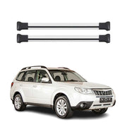 Dachträger Grundtäger für Subaru Forester V 2018-2025 75kg Aluminium Grau 2 tlg