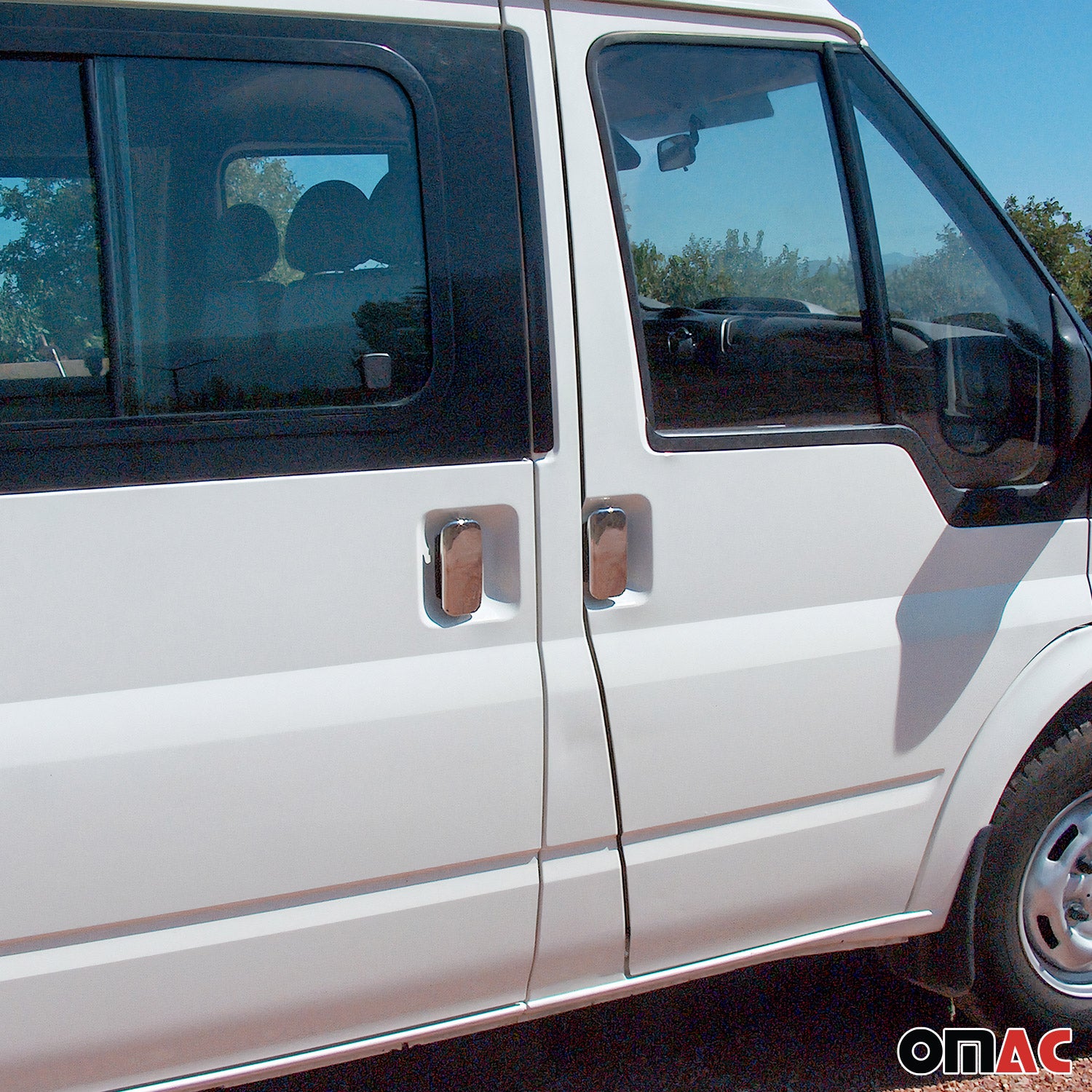 Türgriffe Blenden Türgriff für Ford Transit 2000-2014 Doppeltür 4Tür Chrom 5tlg
